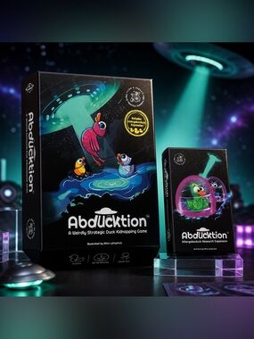 Abducktion Board Game + IntergalacDuck Research Expansion